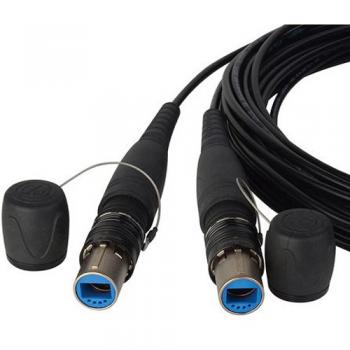 JVC SMPTE Hybrid Fiber Cable with Neutrik OpticalCON Connection (328 f